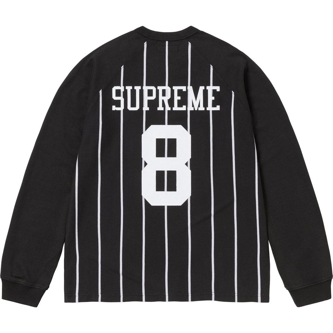 

Топ в полоску реглан с длинным рукавом Supreme, Marine Blue/NAVY