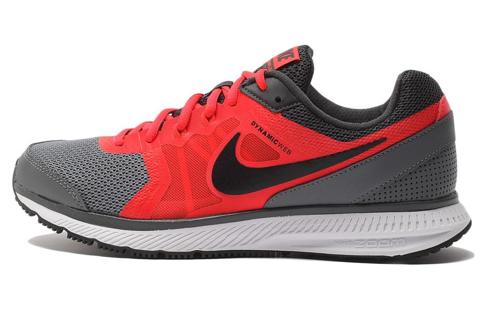

Nike ZOOM Winflo 2 Амортизирующие противоскользящие и износостойкие низкие повседневные кроссовки для бега мужские красные серые, Cool Gray/Black/Bright Dark Red/Coal Black/White