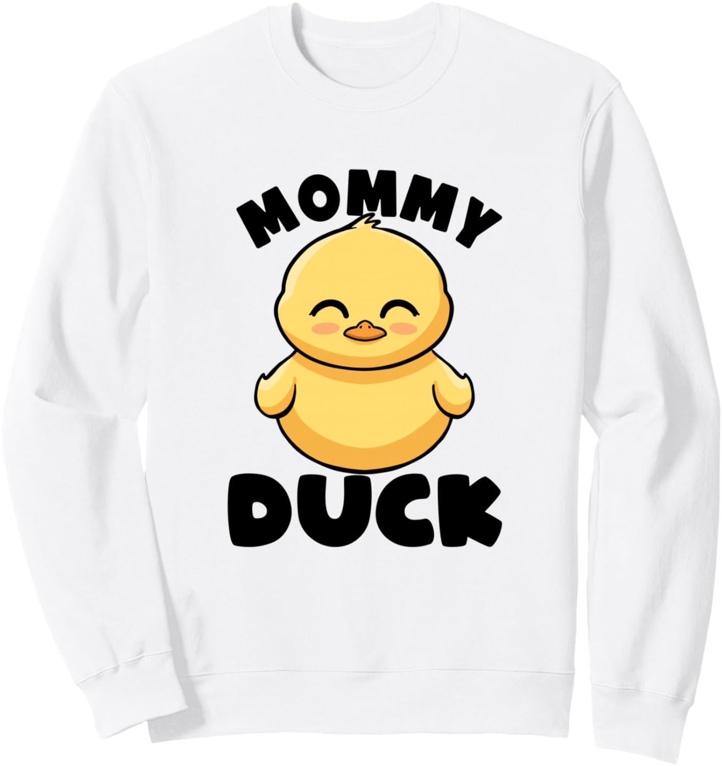 

Толстовка Мама Утка Мама Я люблю уток Женская резиновая уточка Mommy Duck Mama Cute Kawaii Ducks Lady Duckie, белый