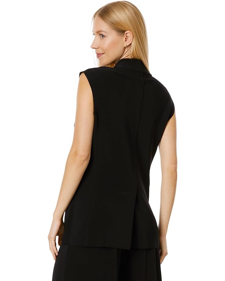 

Куртка Norma Kamali Sleeveless Single Breasted Jacket, черный