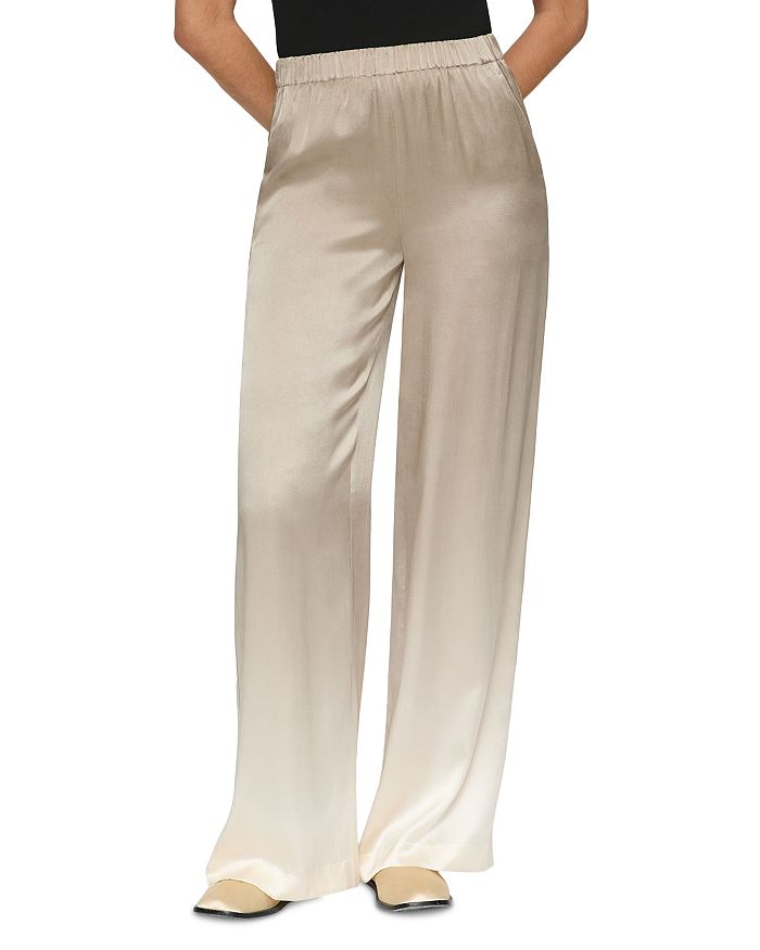 

Шелковые брюки Riverside Ombre Lafayette 148 New York, коричневый