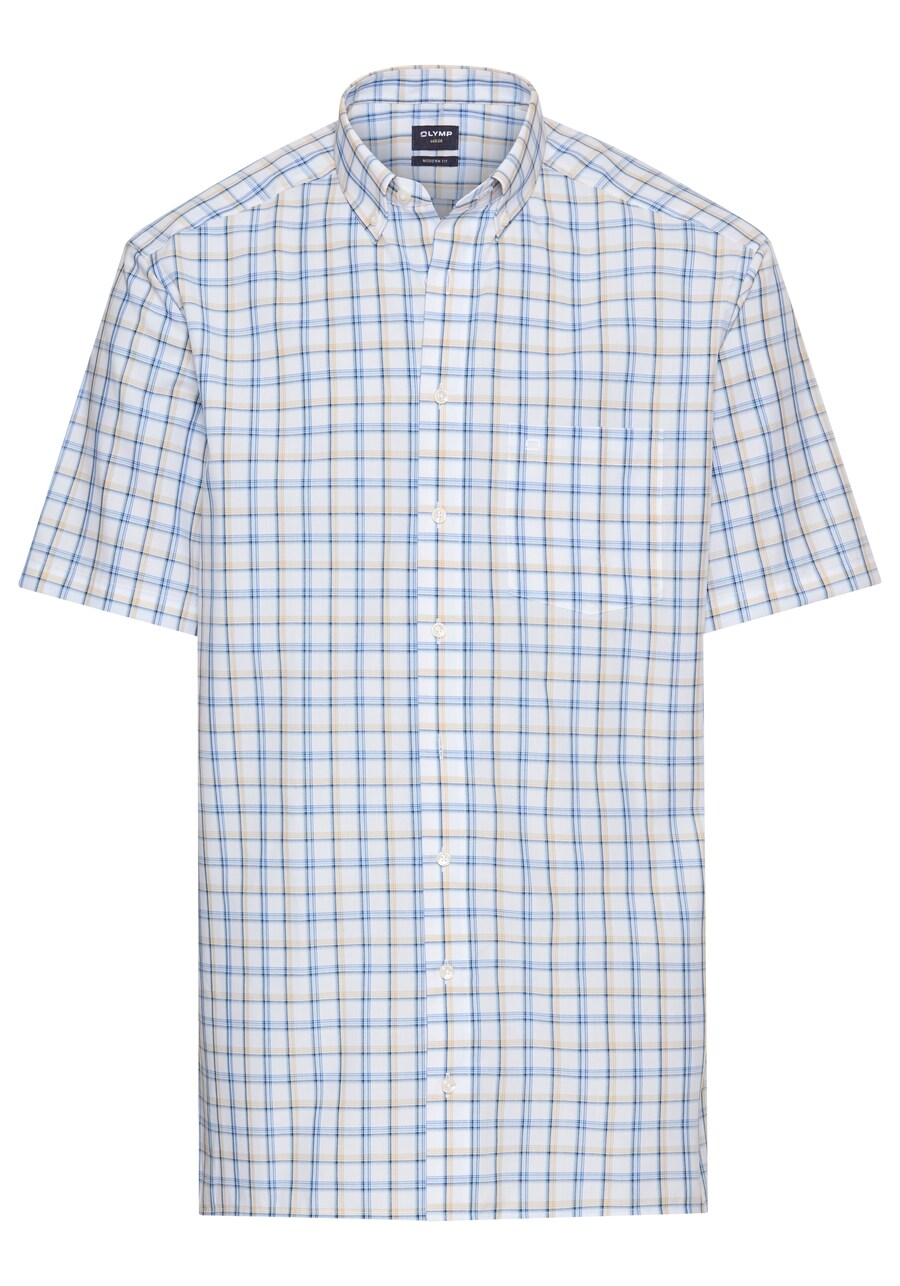 

Рубашка на пуговицах классического кроя OLYMP, темно-синий/светло-синий