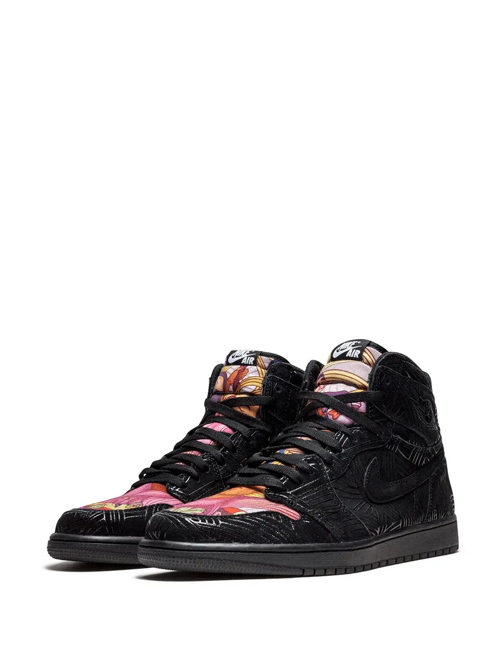 Высокие кроссовки Air Jordan 1 Retro, черный — фото 2
