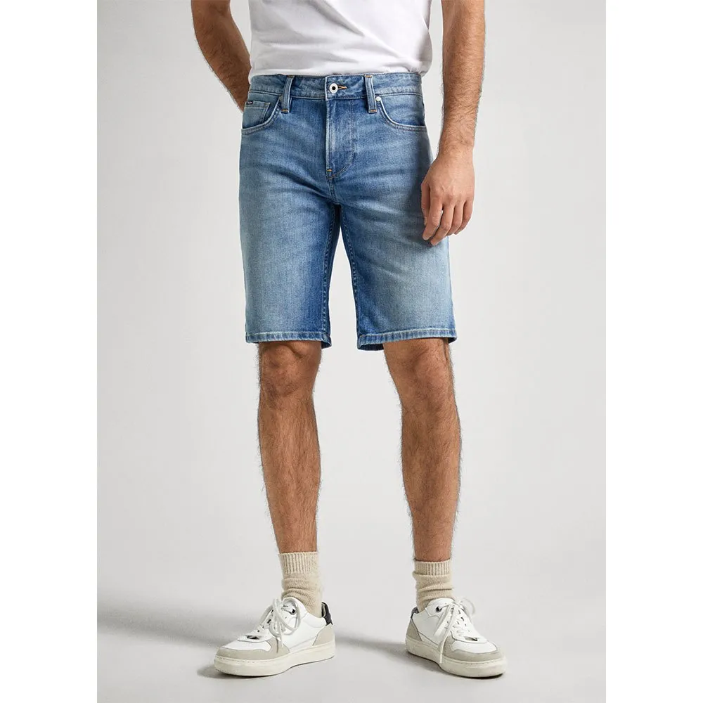 

Шорты Pepe Jeans Slim Fit denim, синий