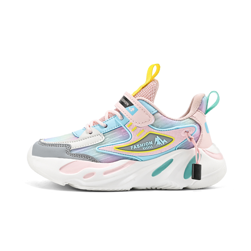 

Нескользящие повседневные кроссовки средней высоты для детей FIRS Kids, розовый