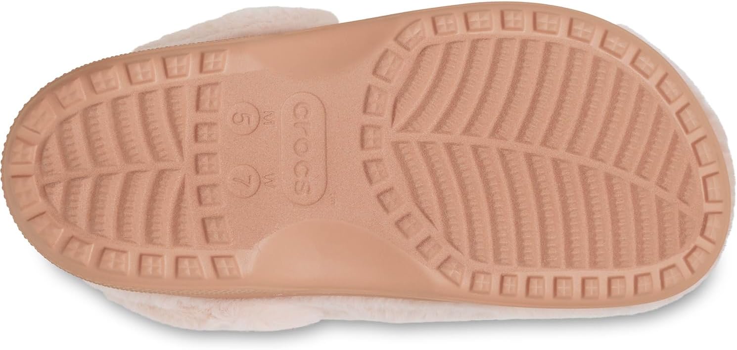 Сабо унисекс для взрослых Classic Unforgettable с подкладкой, пушистые тапочки Crocs, Quartz — фото 4