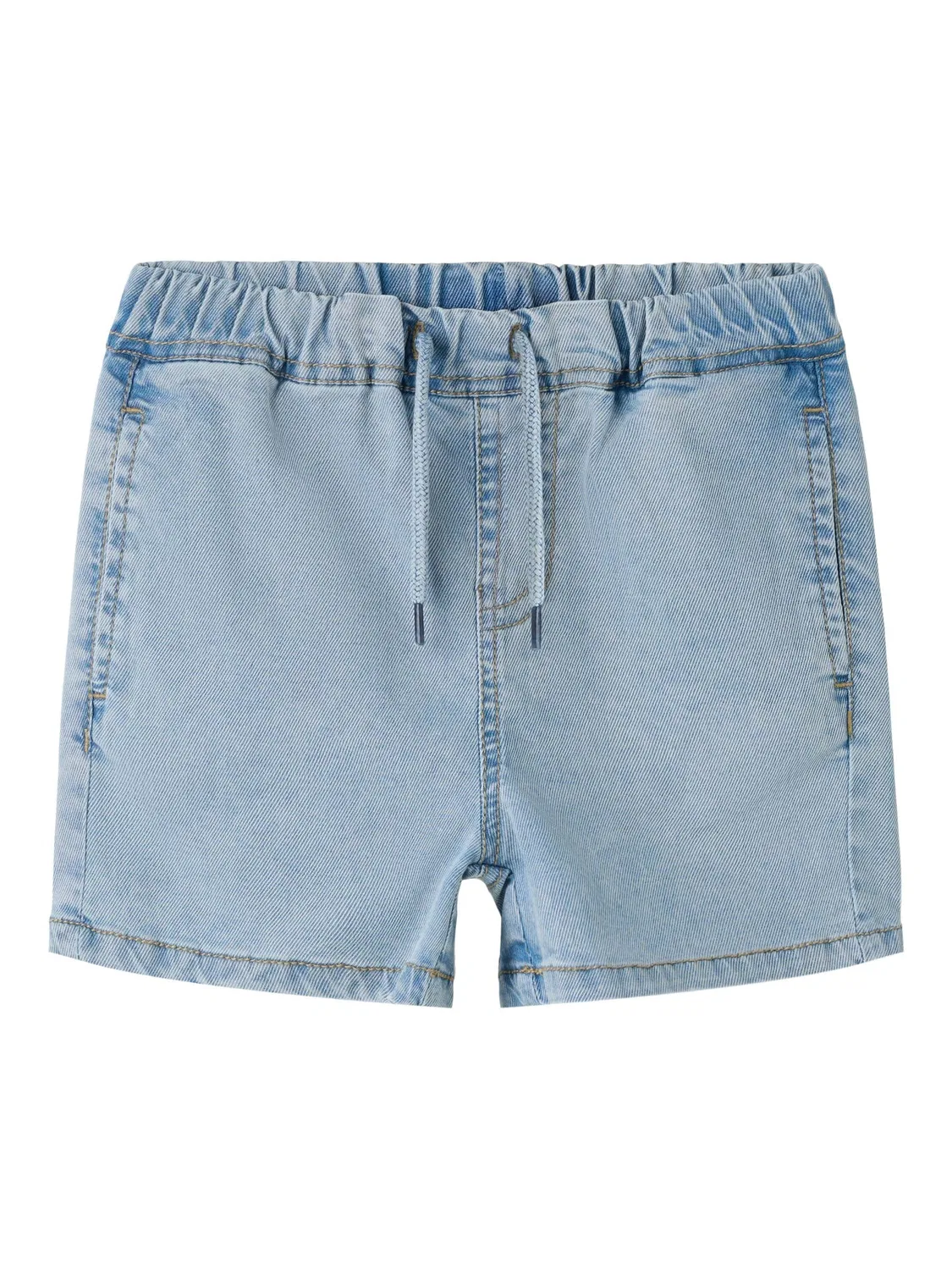 Шорты джинсовые с потертостями Name it, light blue denim