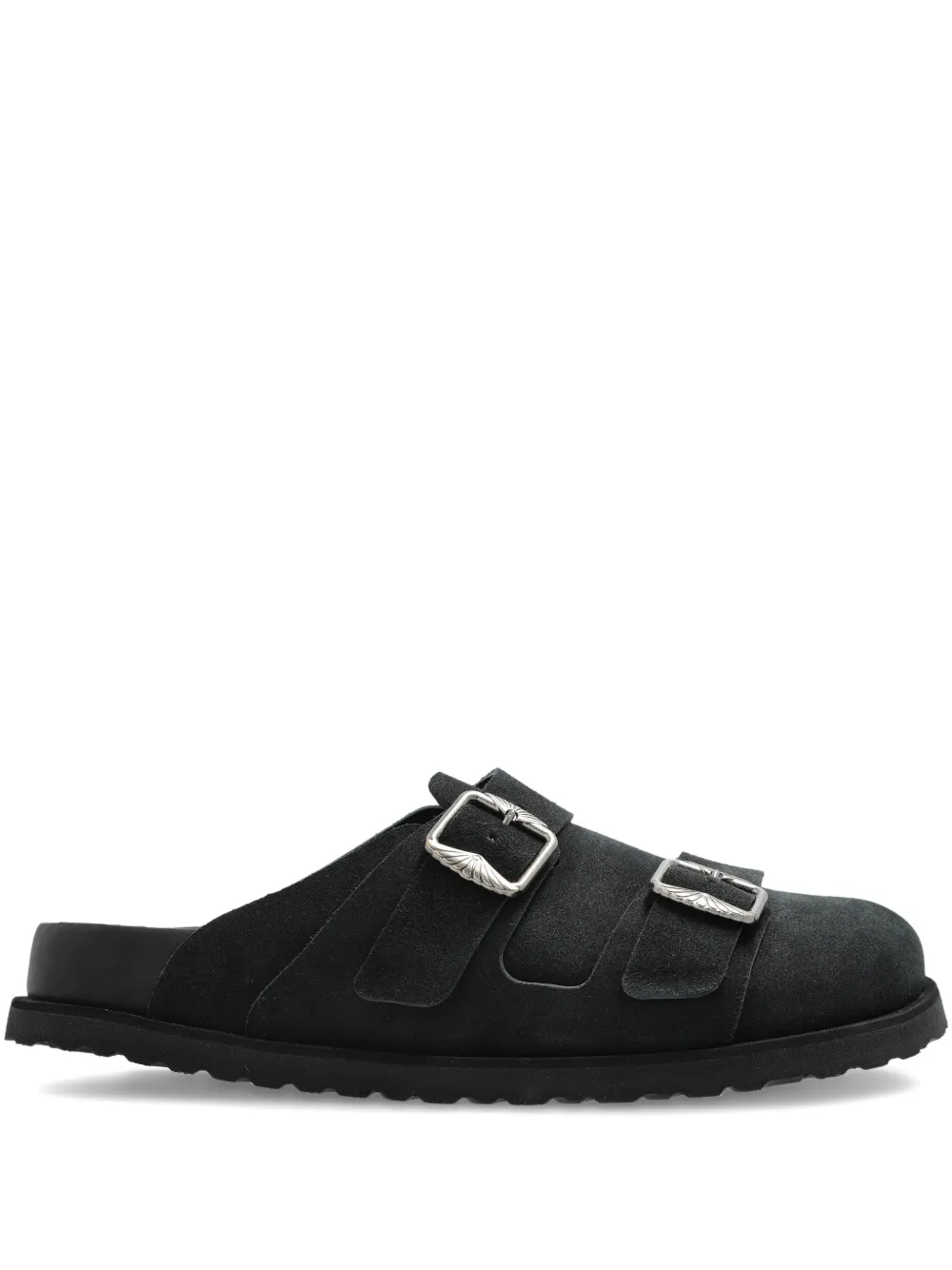 Замшевые мюли West BIRKENSTOCK, черный