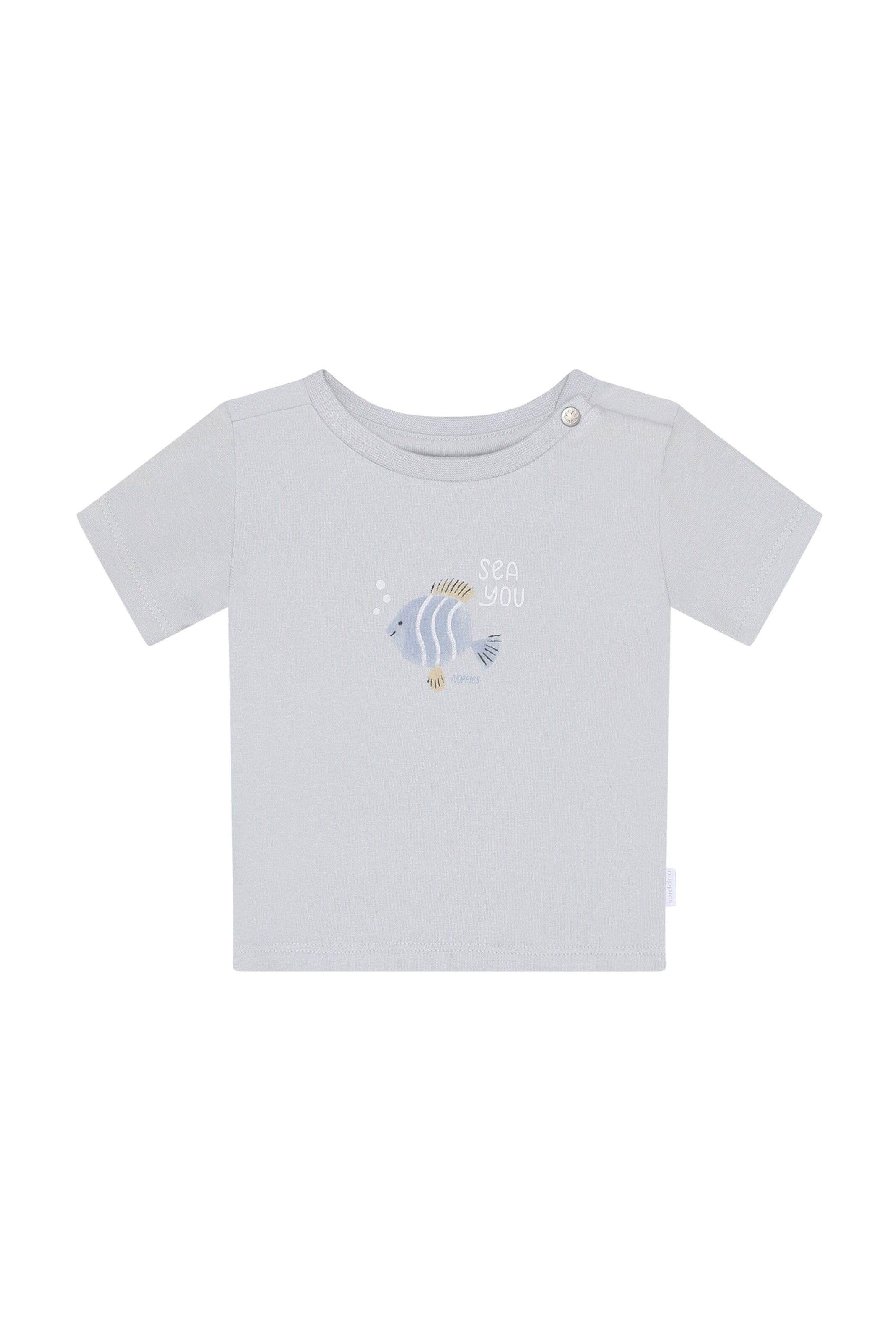 Noppies Футболка в цветах Dusty Blue и Pastel Blue