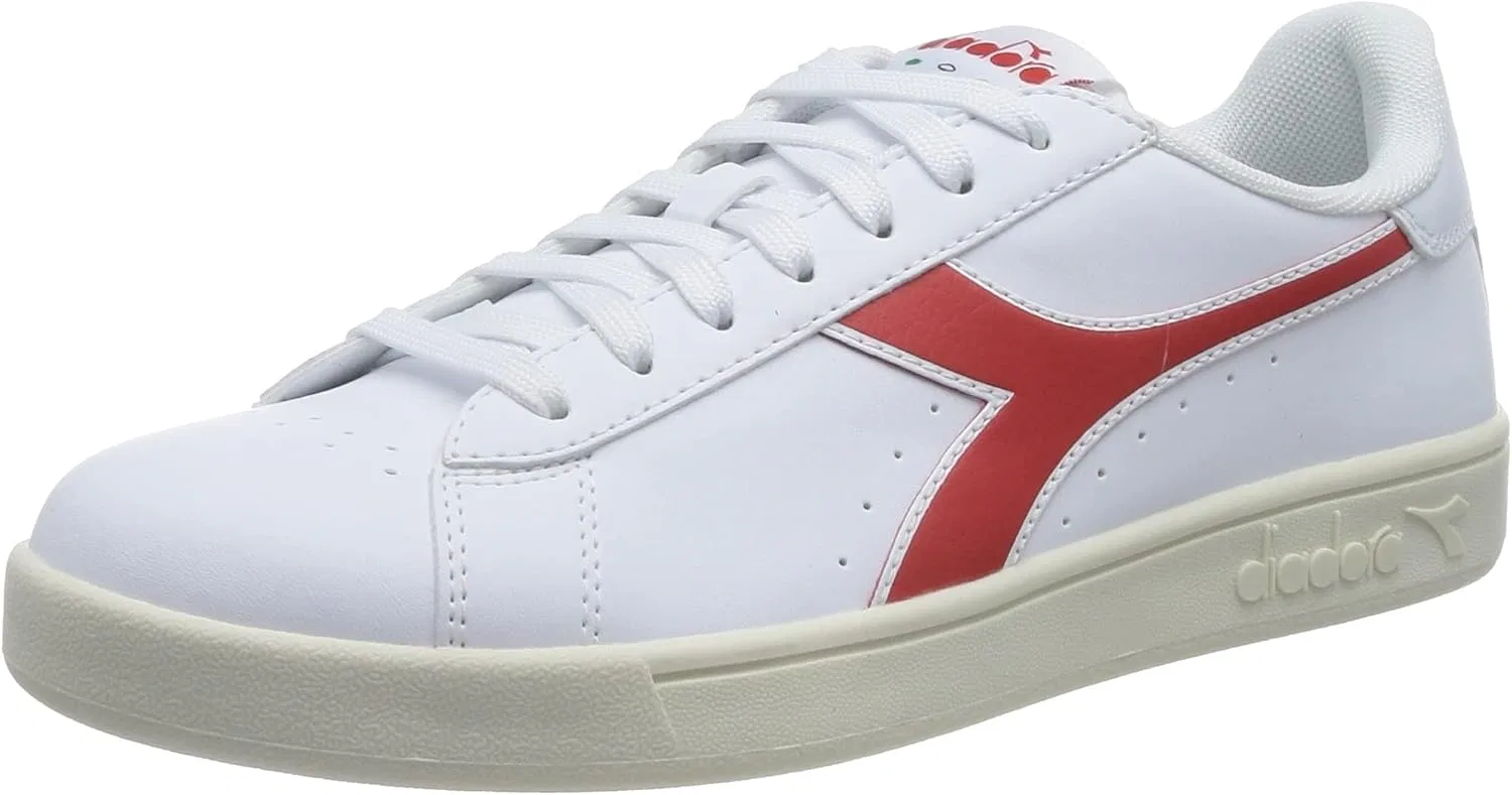Кроссовки Diadora Unisex Torneo Gymnastics Shoes, Wht High Risk Red Whisper Wht