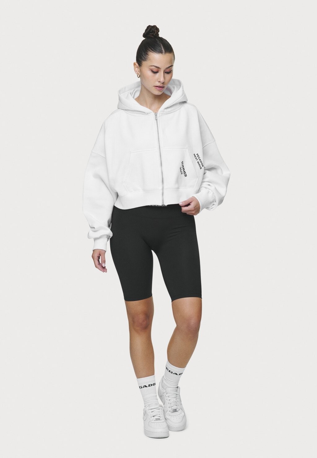 

Толстовка ALEJA LOGO CROPPED JACKET Pegador, белый