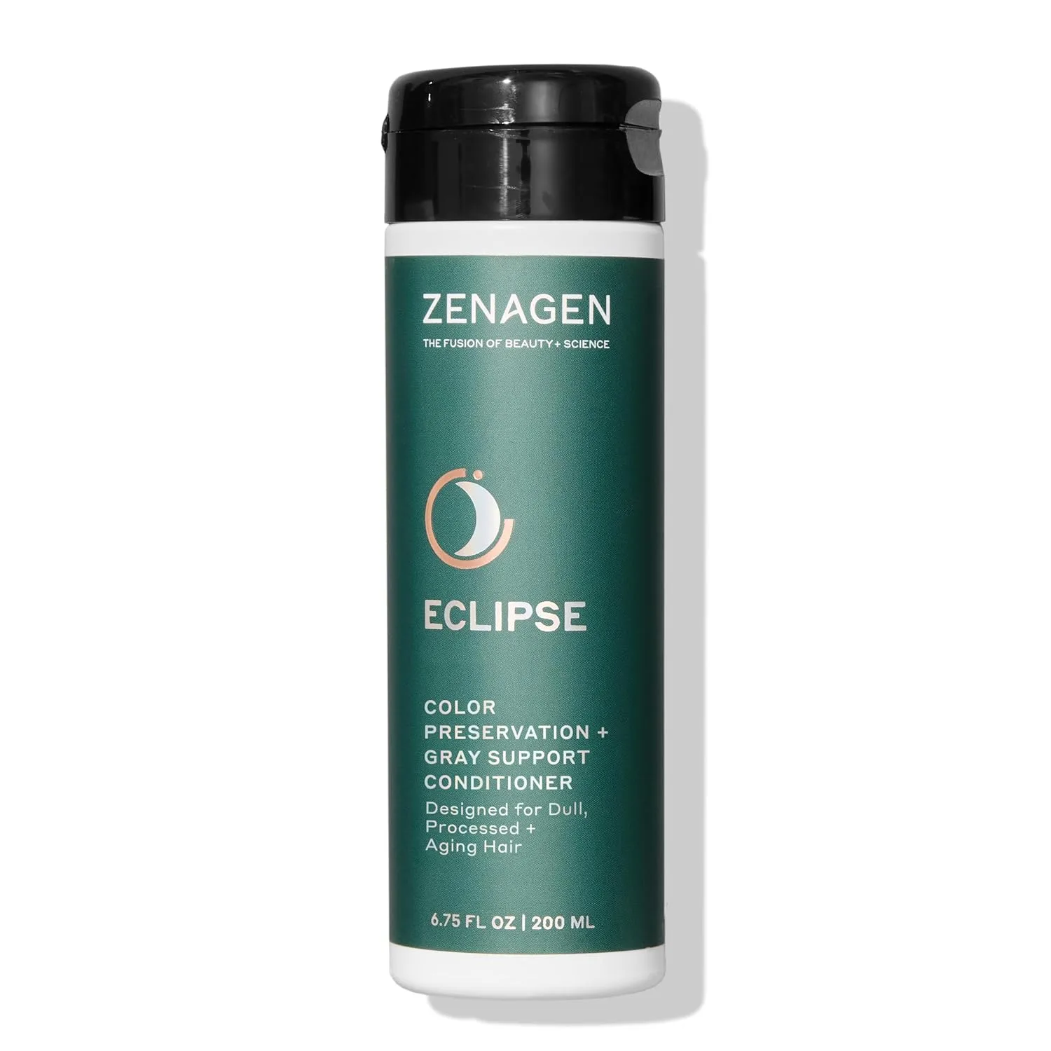 ZENAGEN Eclipse Color Preservation + Gray Support Conditioner для сохранения цвета и ухода за сединой, усиливает яркость, питает и укрепляет волосы, 200 мл, Grey