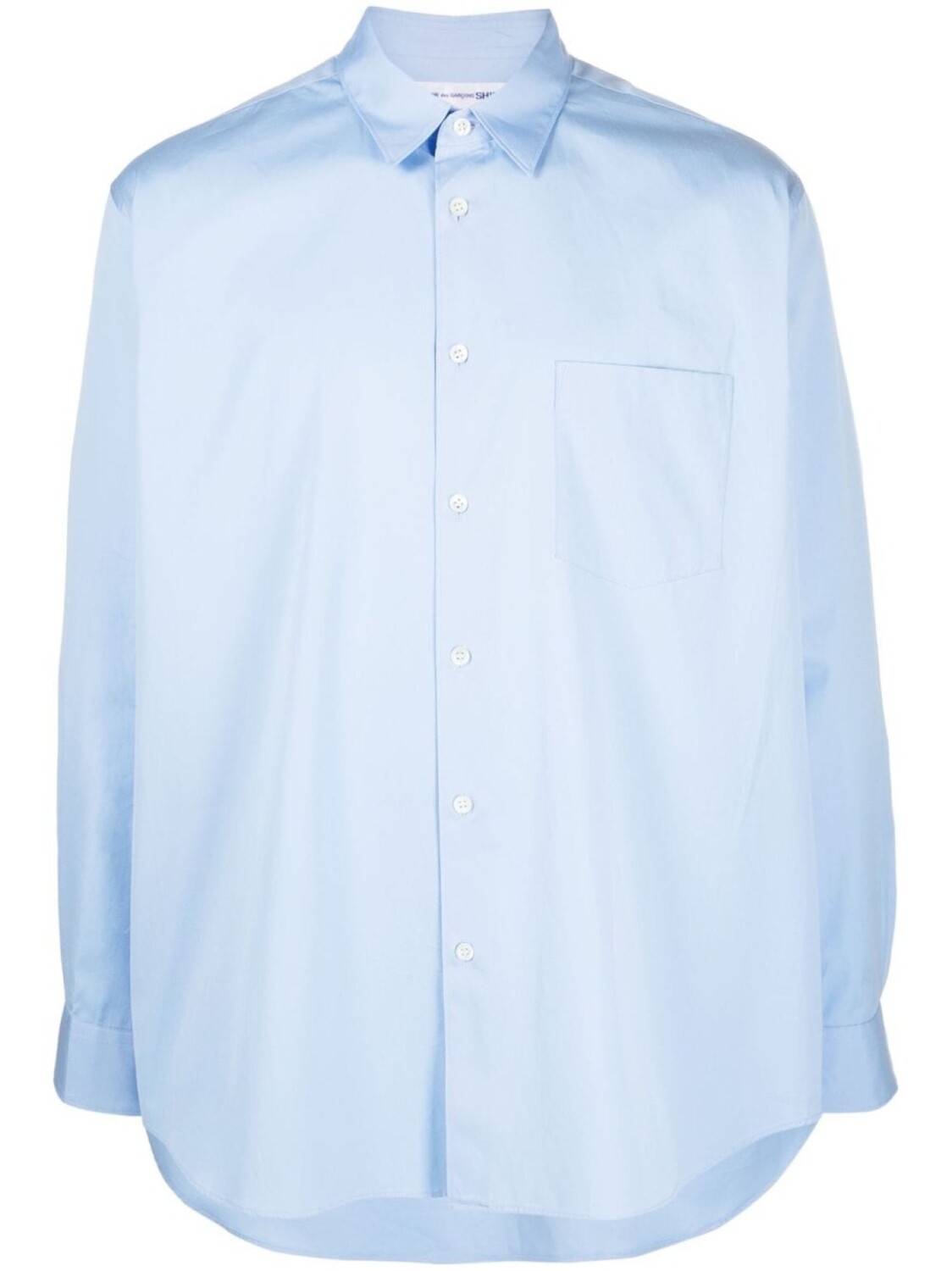 

Comme Des Garçons Shirt рубашка с длинными рукавами и нагрудным карманом, синий