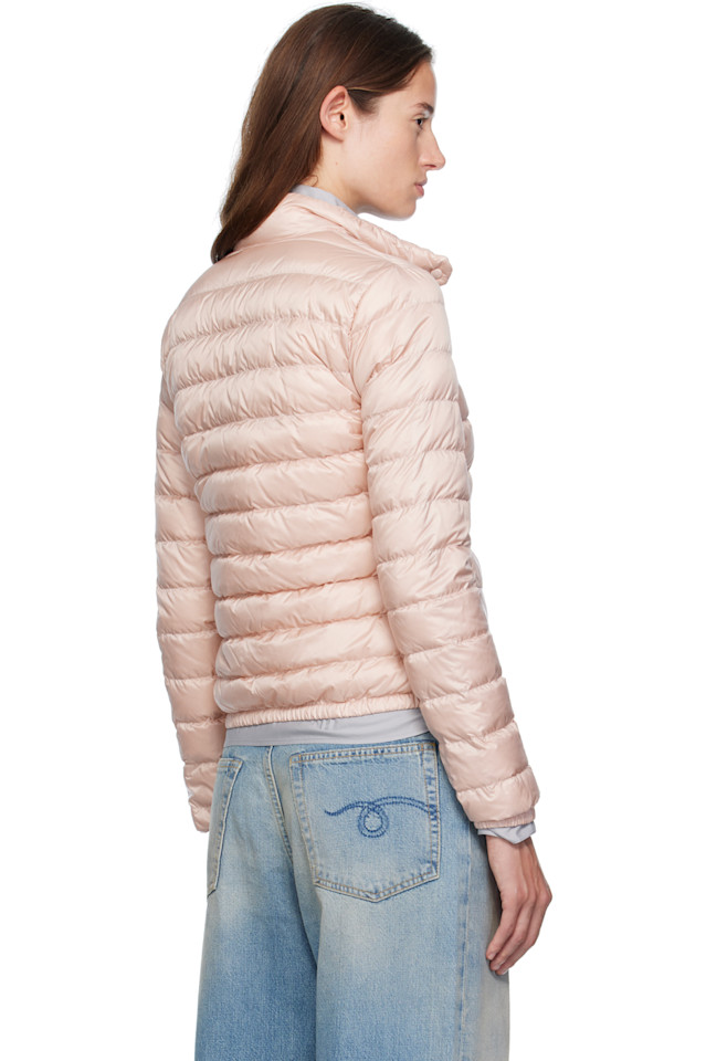 Moncler Розовая пуховая куртка Lans — фото 3