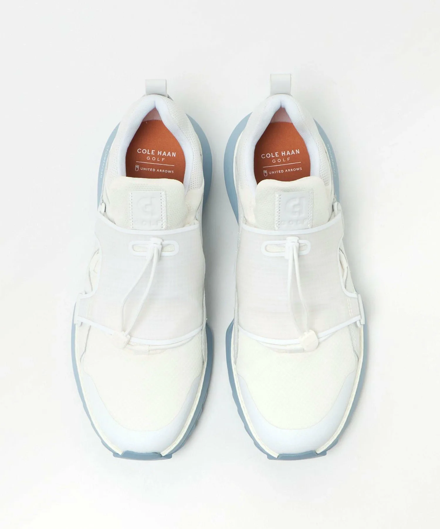 Мужские туфли ZEROGRAND MONK без шипов для гольфа United Arrows Golf, LT.BLUE — фото 3