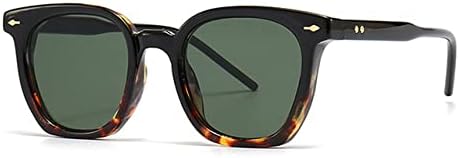 

Винтажные женские солнцезащитные очки в стиле панк с заклепками, защита от УФ-излучения UV400, градиентные очки, мужские темно-зеленые солнцезащитные очки MTZJH, Black Dark Green