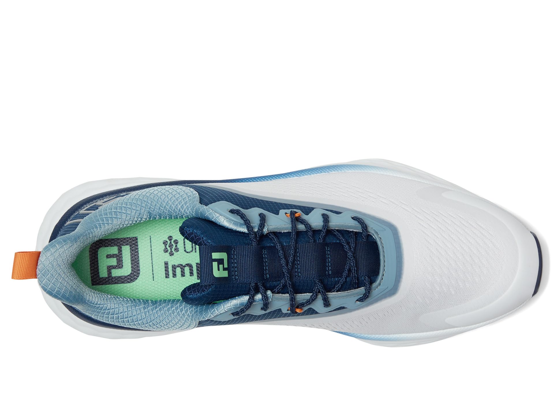 Кроссовки FootJoy Fj Quantum, цвет White/Peacoat/Aquamarine — фото 2