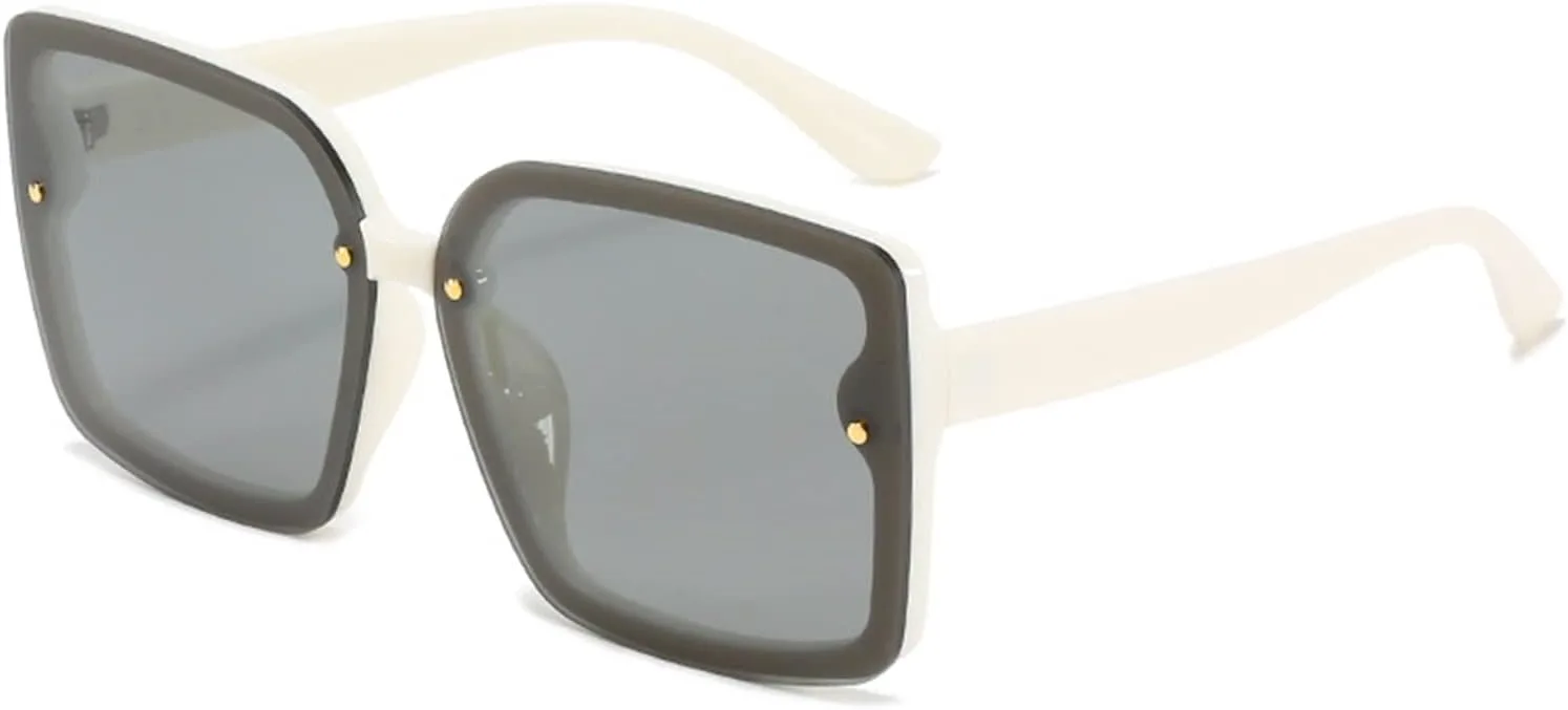 

Квадратные ретро-солнцезащитные очки для мужчин и женщин, идеально подходящие для отдыха на природе, пляжа и отпуска (Цвет: G, Размер: Средний) MTZJH, One Color