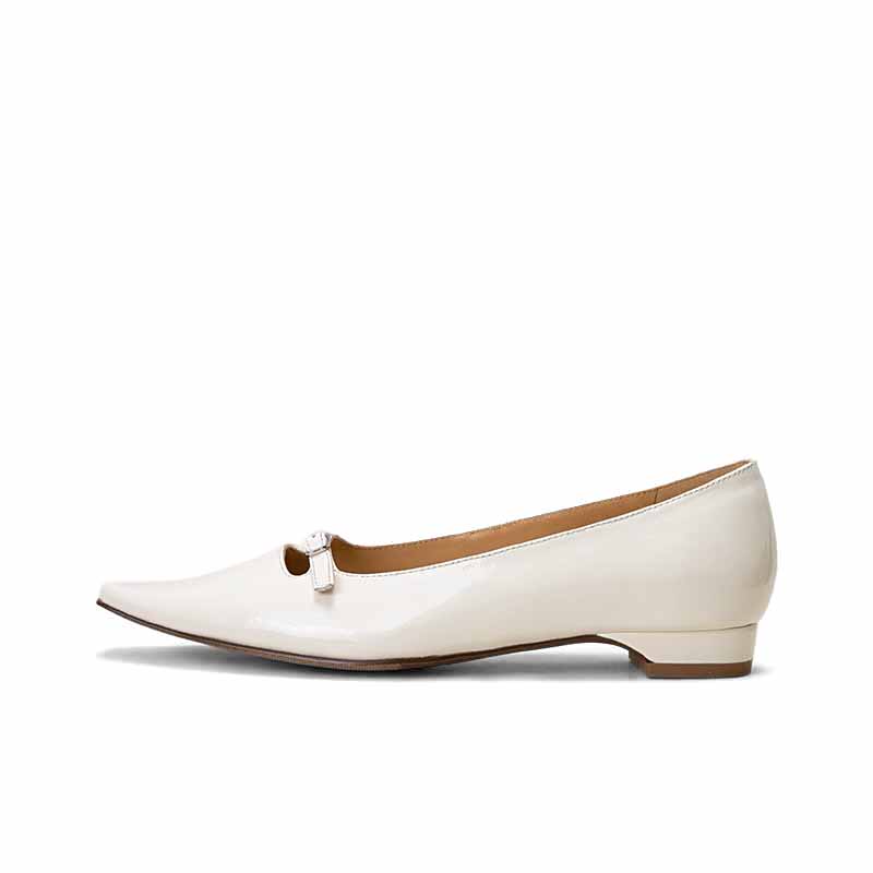 SHOEMAKER QUEEN Женские повседневные туфли-лодочки - жемчужный бежевый белый, цвет Pearl Beige White