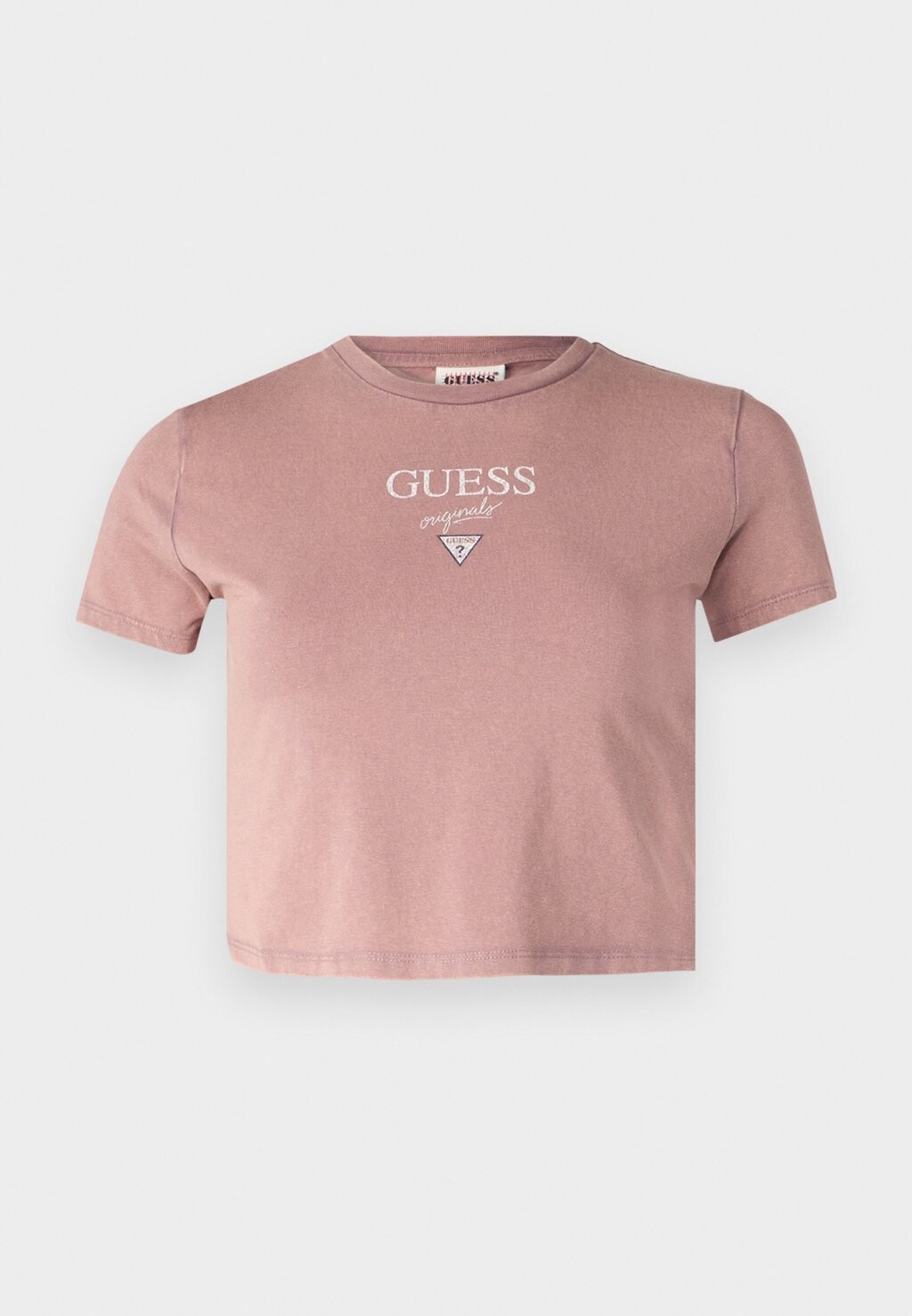 

Футболка с принтом GO VINTAGE BAKER BABY TEE Guess Originals, цвет Rose Gold-Coloured