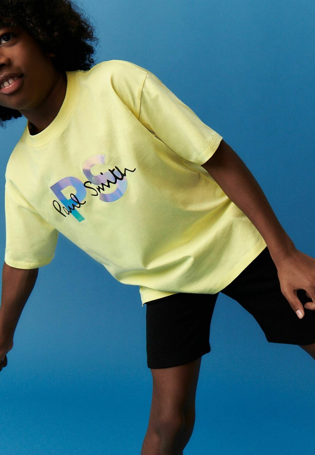 

Футболка HOLOGRAPHIC SHORT SLEEVE ICONIC Paul Smith Junior, светло-желтый