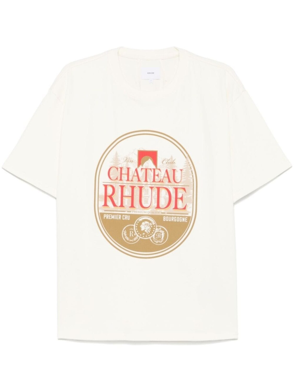 

RHUDE футболка Premier Cut, белый
