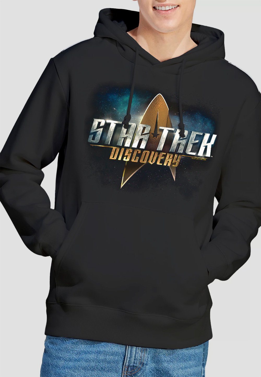 

Толстовка STAR TREK DISCOVERY LOGO Cotton Soul, черный