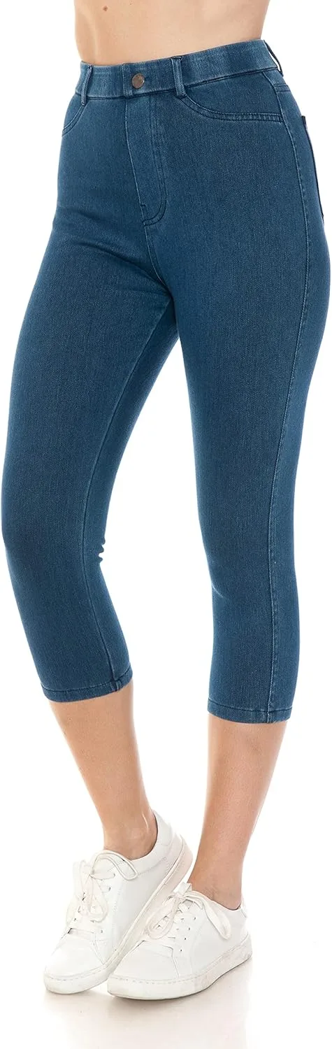 

Леггинсы Depot Women's Stretch Pull-on Skinny Denim Look Leggings Depot