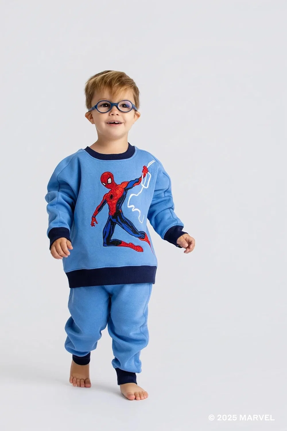 Детский спортивный костюм Organic Cotton monica + andy, Marvel's Spiderman on Blue — фото 2