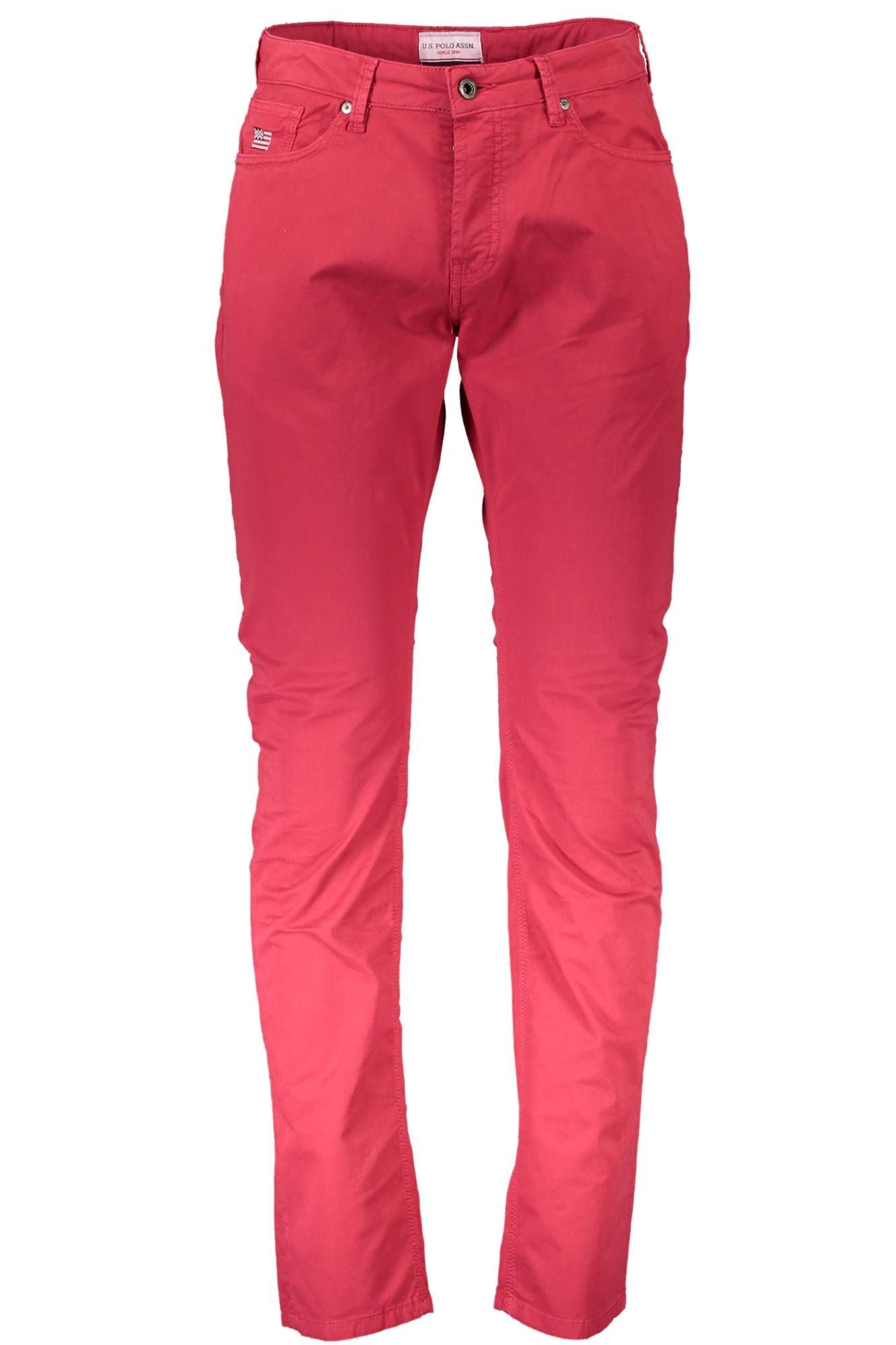 

Красные хлопковые мужские брюки U.S. Polo Assn.