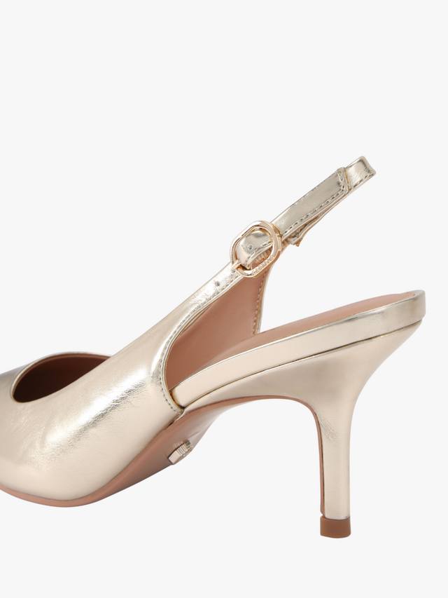 Spirit Slingback туфли-лодочки на каблуке с острым носом Carvela, Gold — фото 4