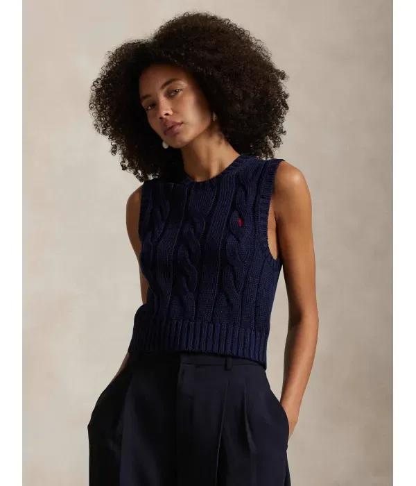 Жилет regular fit Polo Ralph Lauren, темно-синий