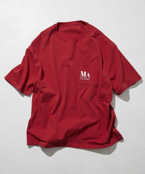 

Firsthand Футболка оверсайз с коротким рукавом, свободный силуэт, с принтом, MA Concept, красный