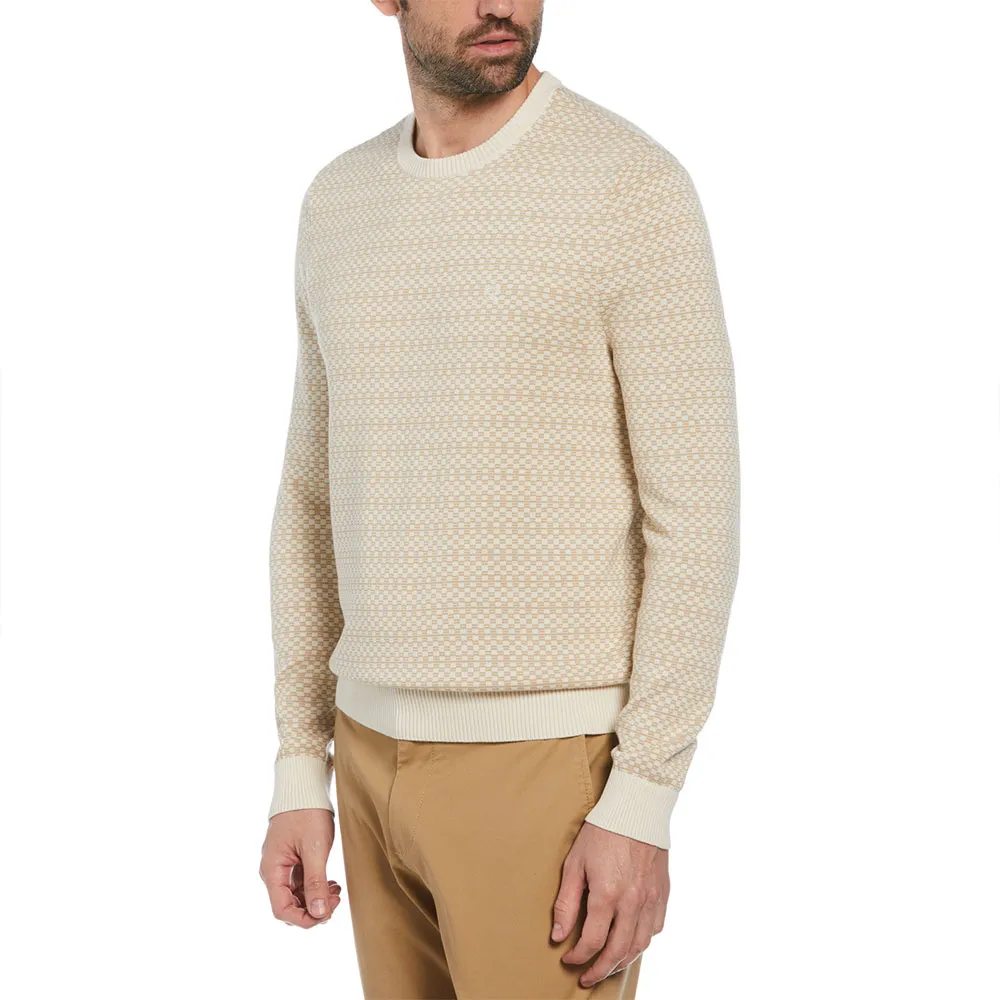 

Свитер Original Penguin Ao Jacquard Check, бежевый