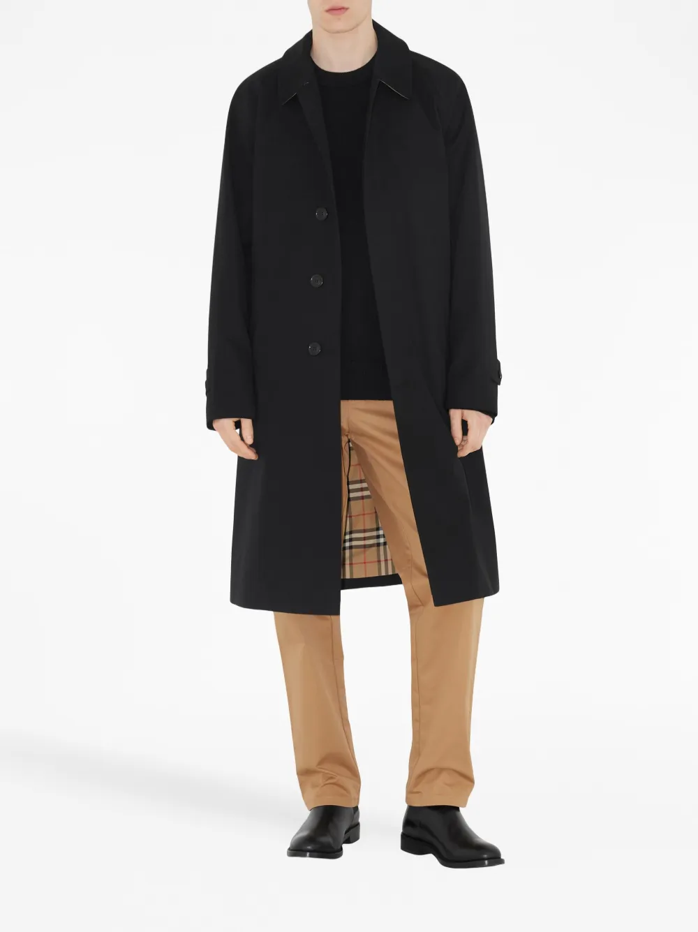 Брюки BURBERRY прямые с логотипом, нейтральный — фото 2