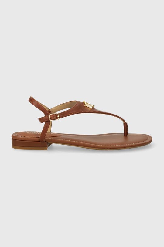 

Кожаные сандалии Ellington Lauren Ralph Lauren, коричневый