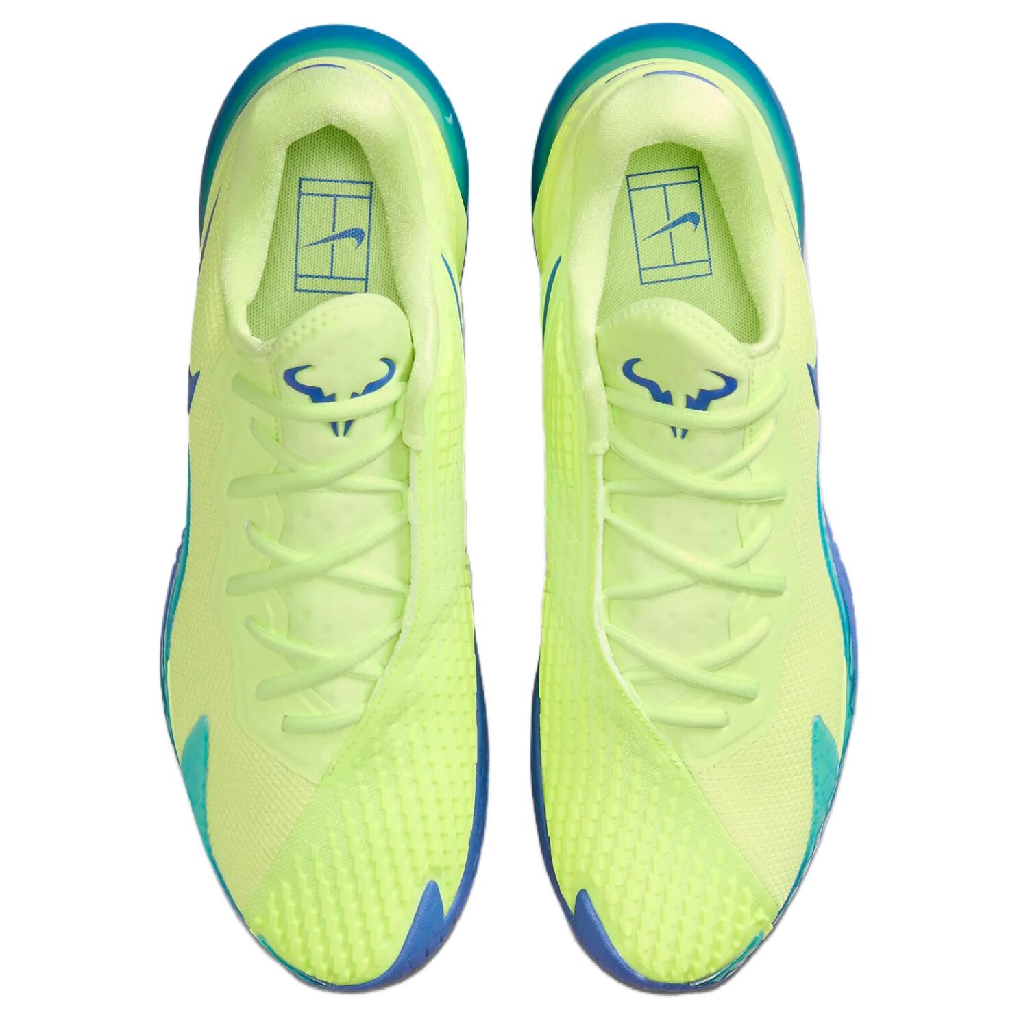 Nike Теннисная обувь Мужчины, Lime Blast/Indigo Force/Noise Aqua — фото 4