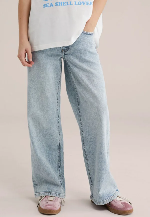 Джинсы свободного кроя blue ridge We Fashion, Light Blue — фото 2