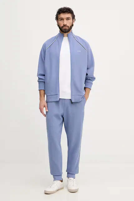 Спортивный костюм с бавовной SW_Tracksuit Set BOSS Green, синий