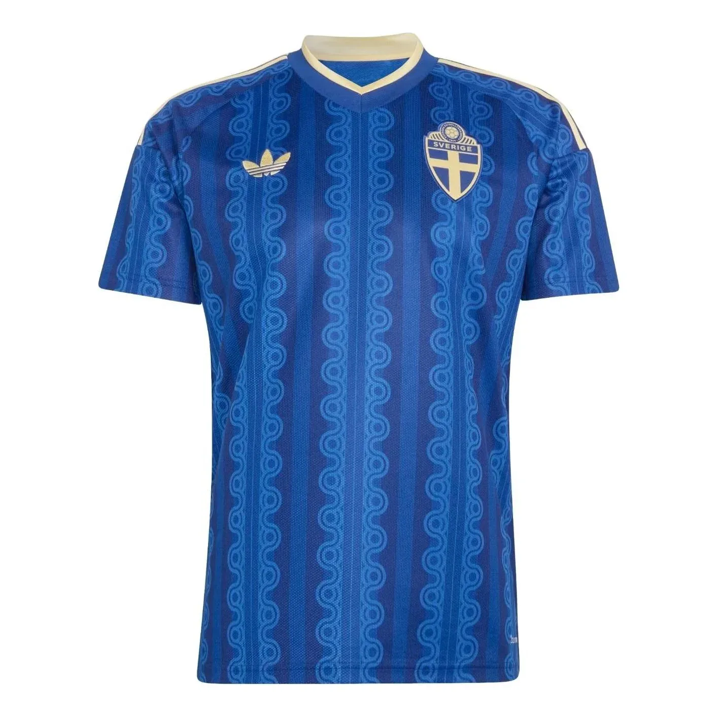 Футболка сборной Швеции Adidas №26, гостевая, цвет «королевский синий», модель