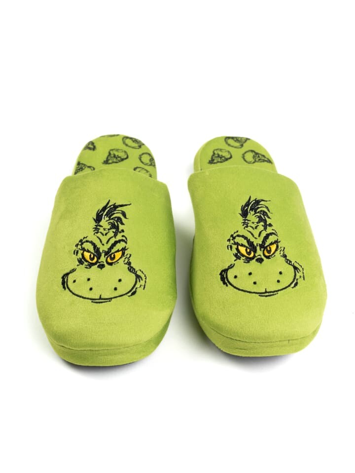 

Тапочки United Labels The Grinch Pantoffeln Puschen Schlappen, зеленый