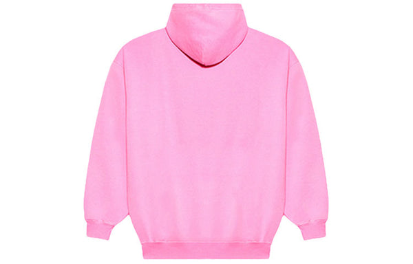 Свитер sponsor hoodie pink red Balenciaga, красный — фото 2