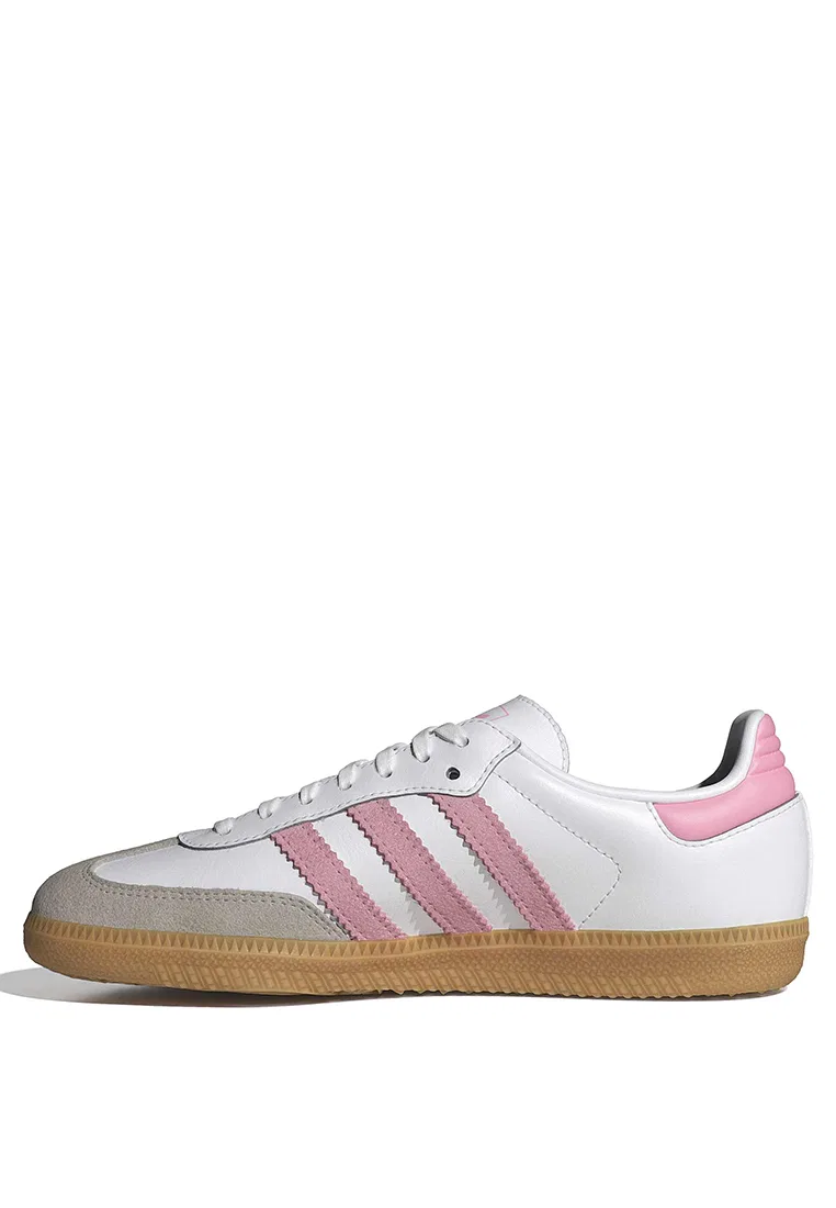 Кроссовки, Samba OG, Adidas, белый/светло-розовый — фото 4
