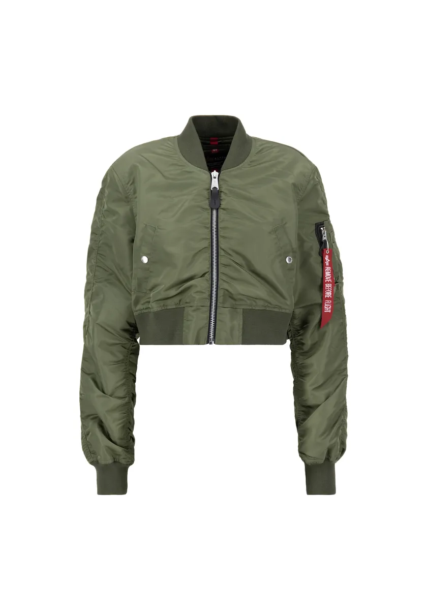 

Куртка-бомбер Alpha Industries " Alpha Industries Women - Куртки-бомберы MA-1 Boxy Wmn", зеленый