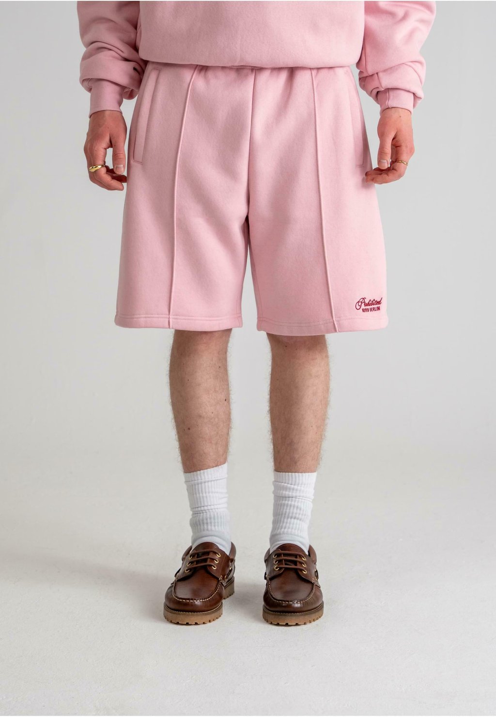 

Шорты Tracksuit bottoms PROHIBITED, розовый