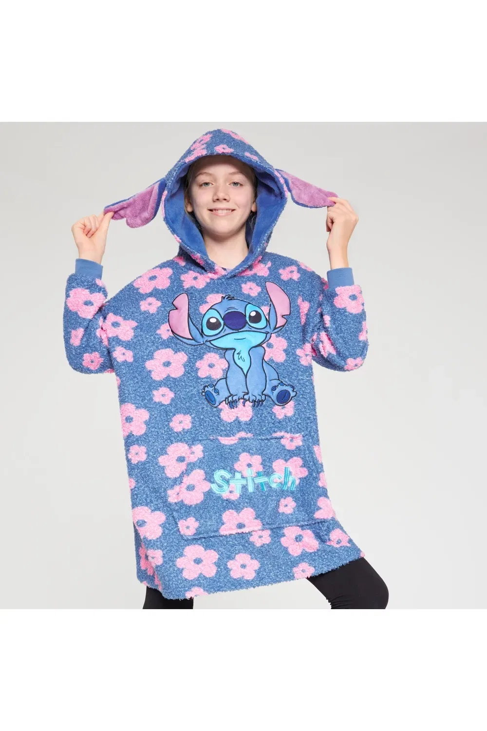 Пончо детское Stitch Oversize Disney, мультиколор — фото 3