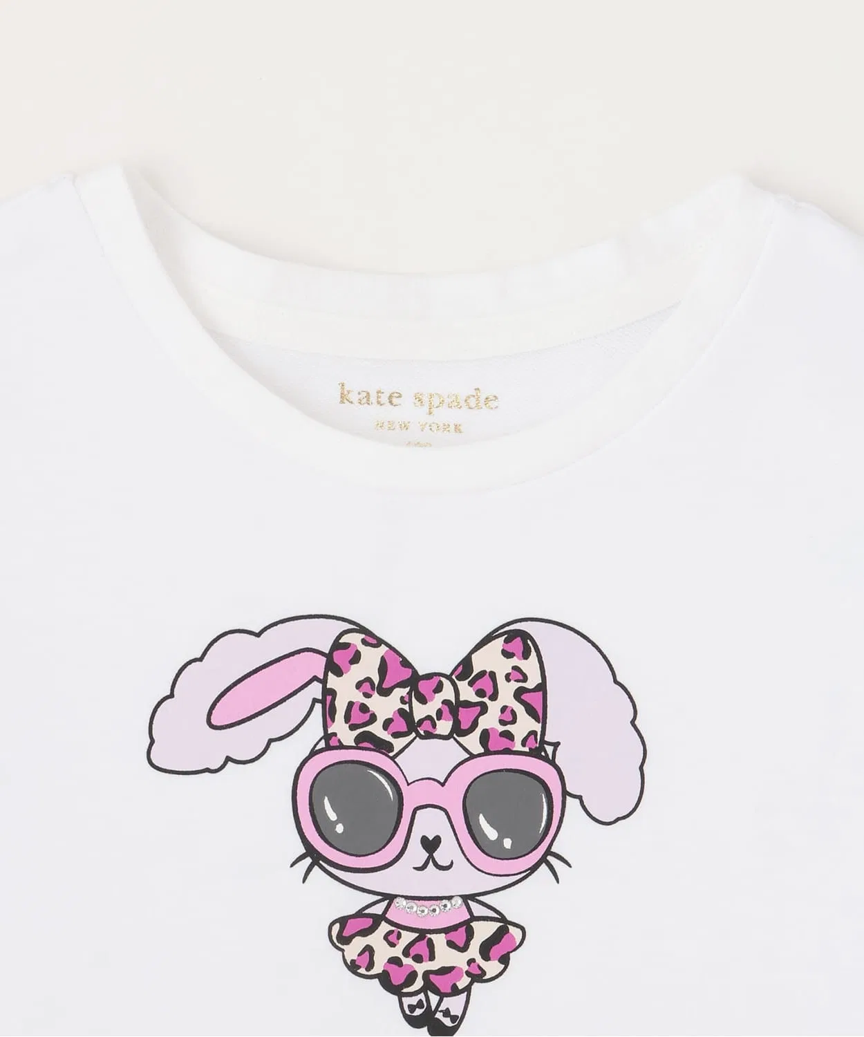 Детское платье-комбинация Kate Spade New York Kids с бантом белое — фото 3