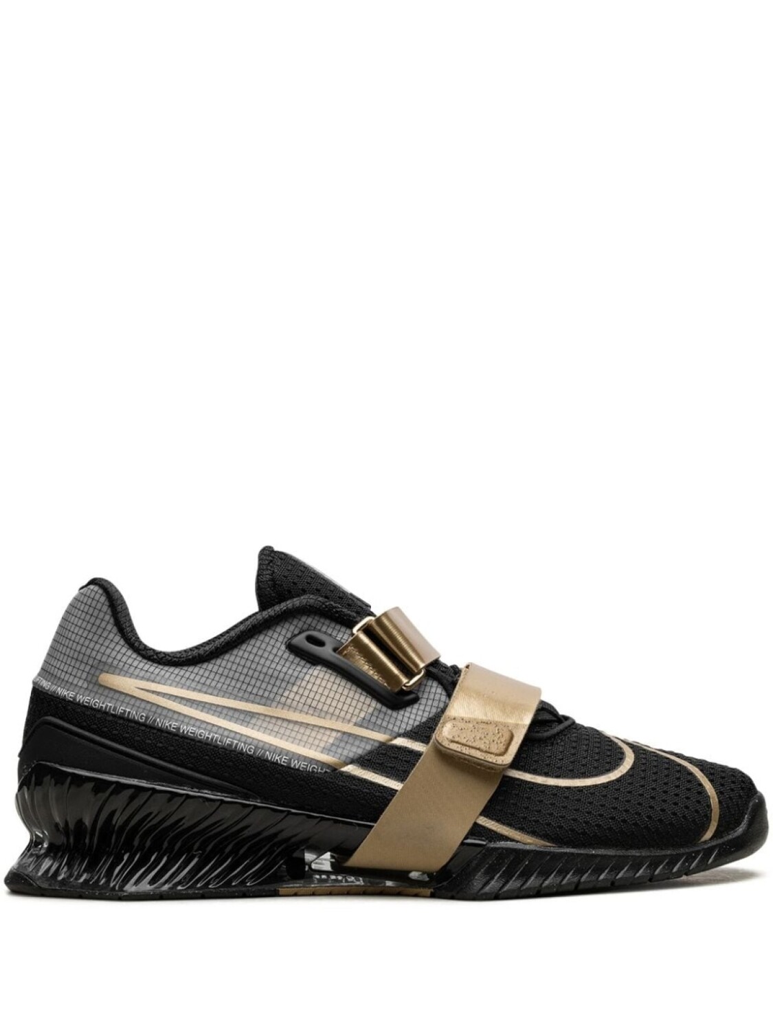 

Туфли Romaleos 4 Black/Metallic Gold Nike, черный