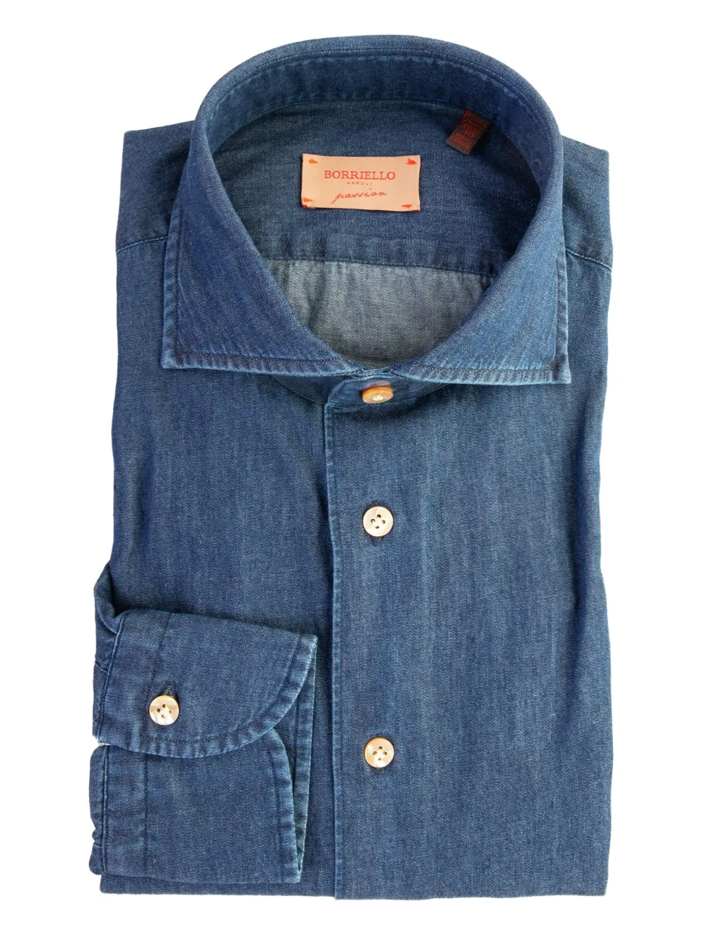 

Рубашка на пуговицах Borriello Napoli, синий