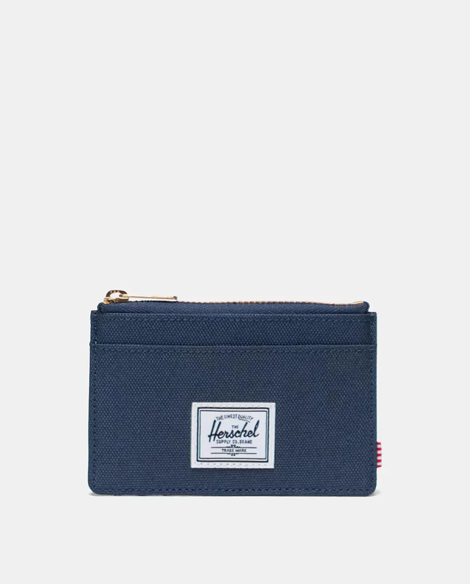 

Визитница Herschel Supply Oscar темно-синего цвета на молнии, тёмно-синий